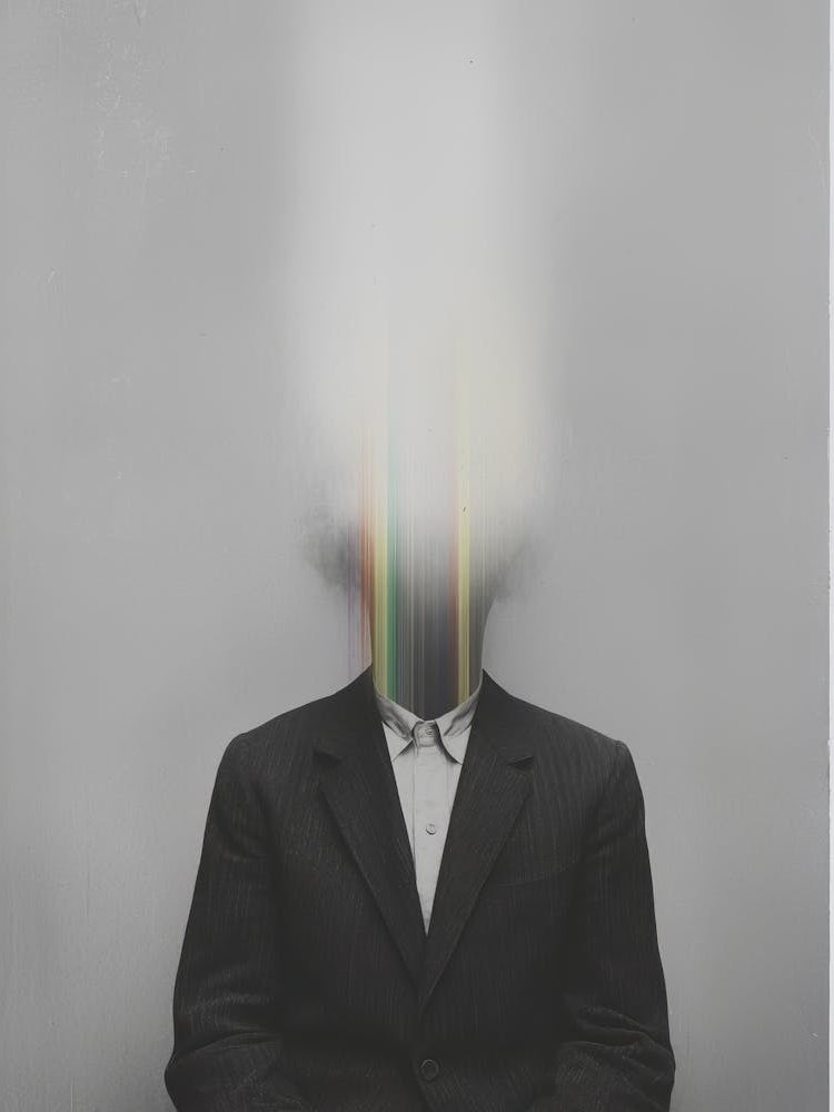 Man In A Suit Surreal Portrait