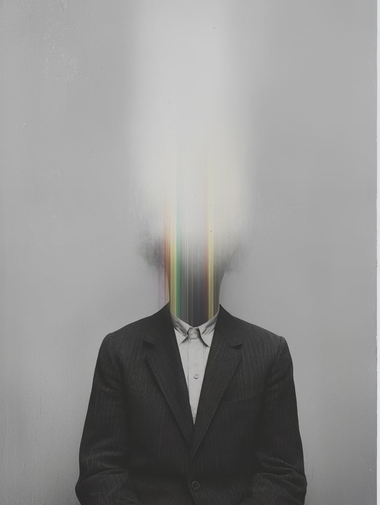 Man In A Suit Surreal Portrait