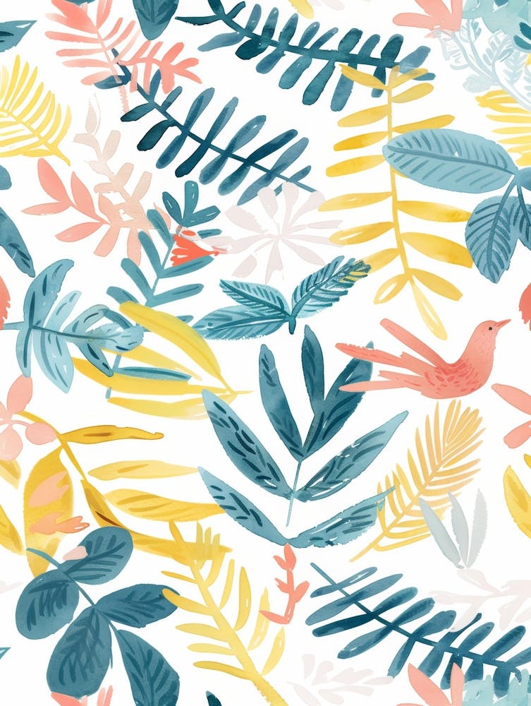 Watercolor Floral Pattern 7
