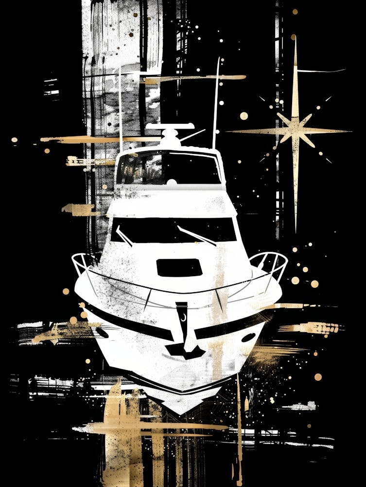 Boat With Stars
