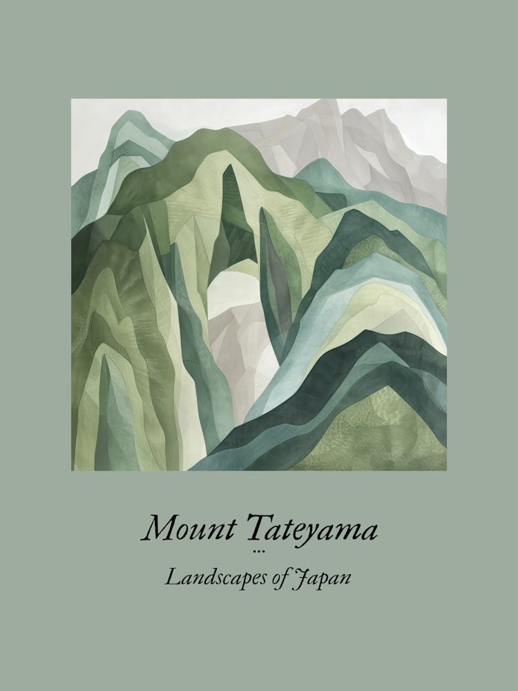 Landscapes Of Japan Mount Tateyama 31