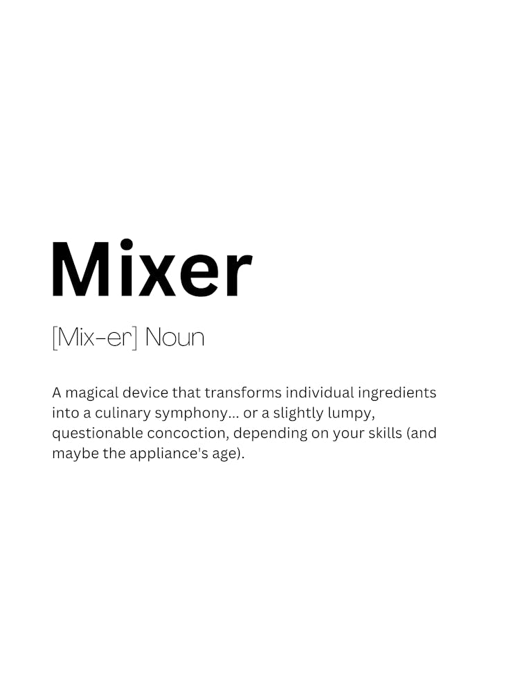 Mixer Definition Meaning