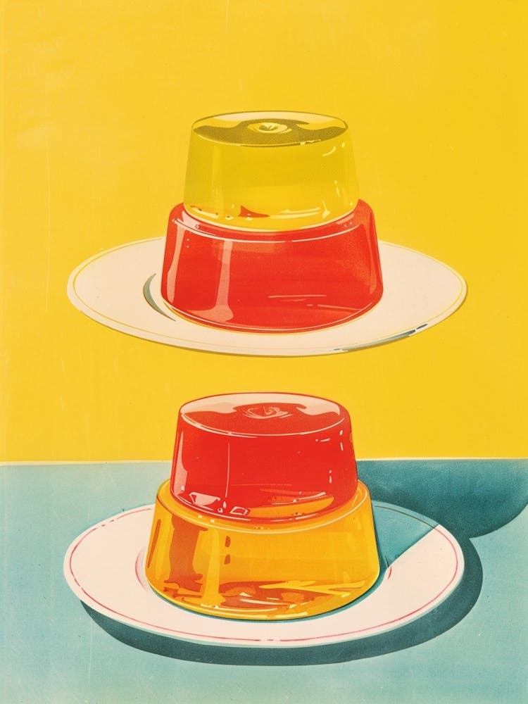 Orange Jelly Retro Advertisement Style 2