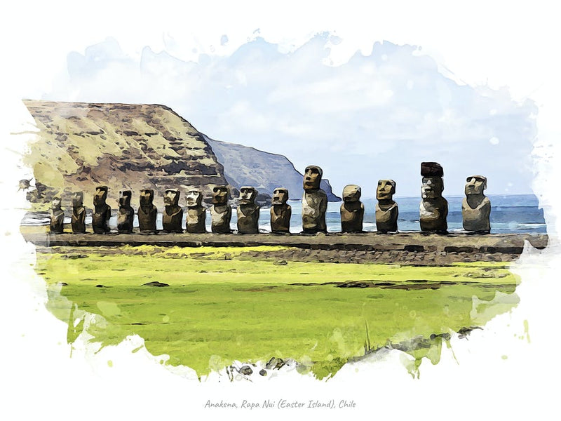 Anakena, Rapa Nui (Easter Island), Chile
