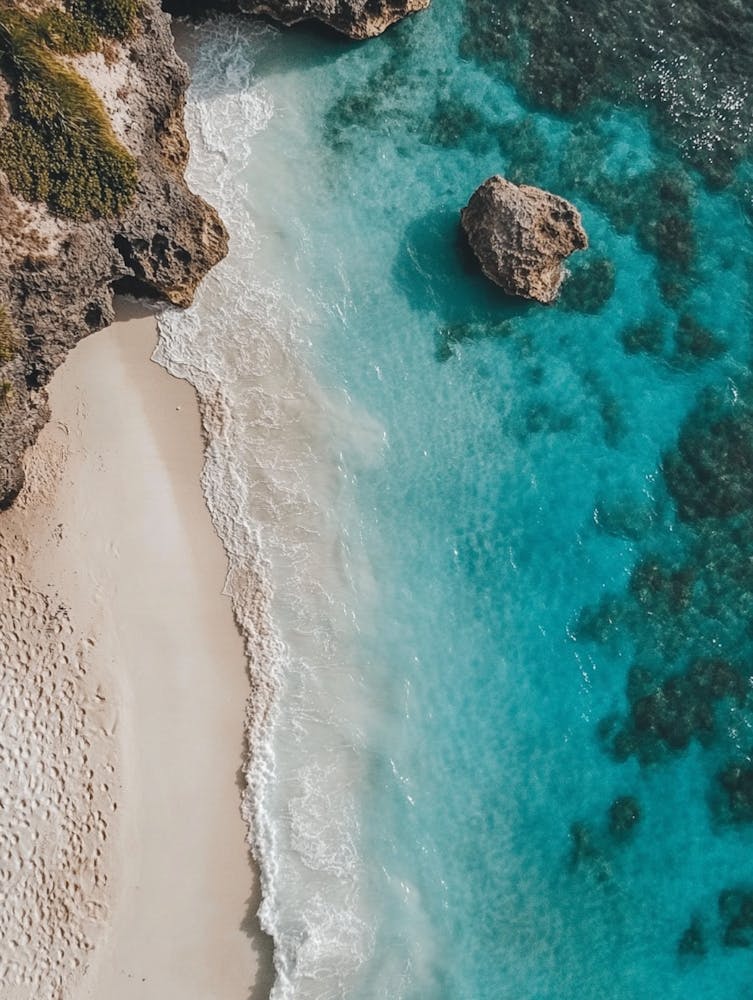 Aerial View Of A Beach 147