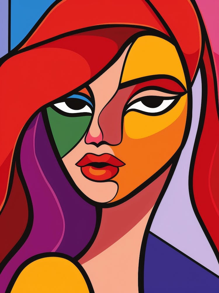 Abstract Of A Woman 50