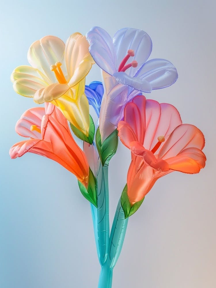 Dreamy Inflatable Flowers Peacock Flower 3