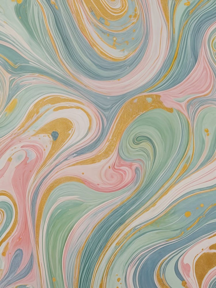 Pastel Liquid Swirls