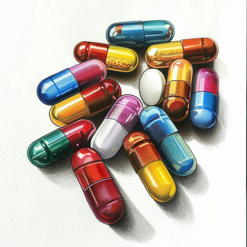 Colorful Pills Medicine