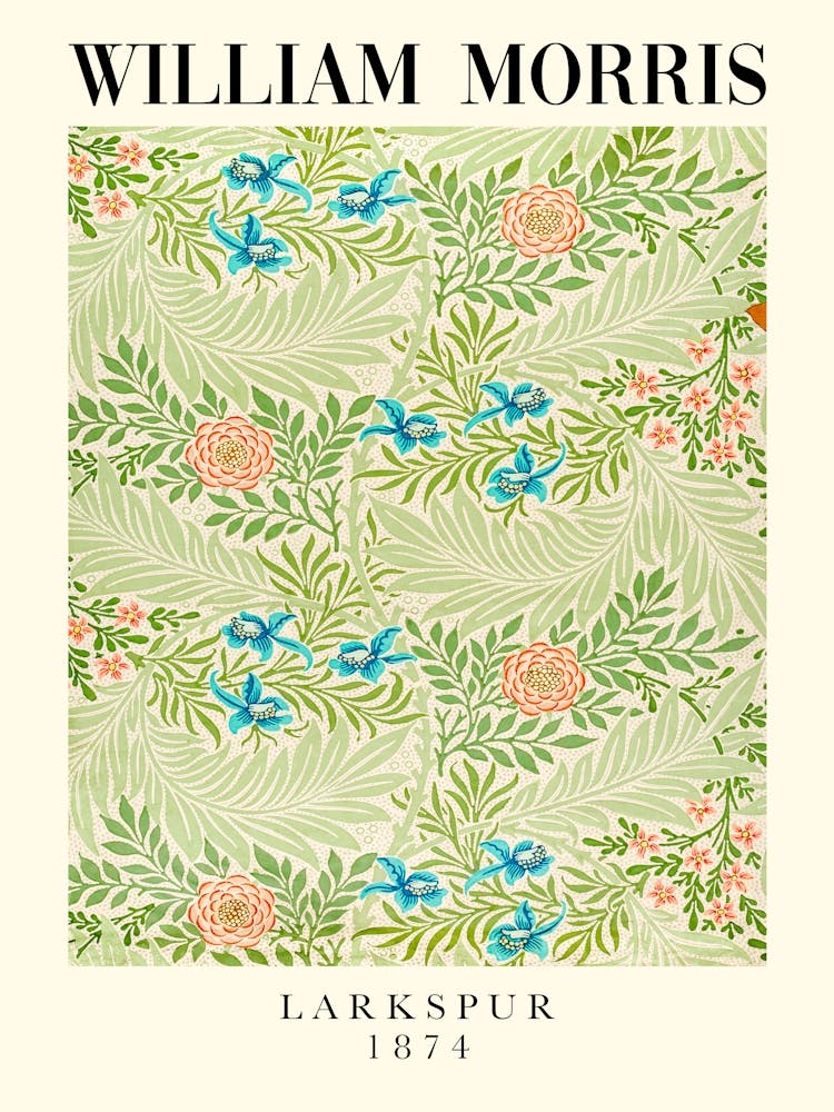 William Morris Larkspur