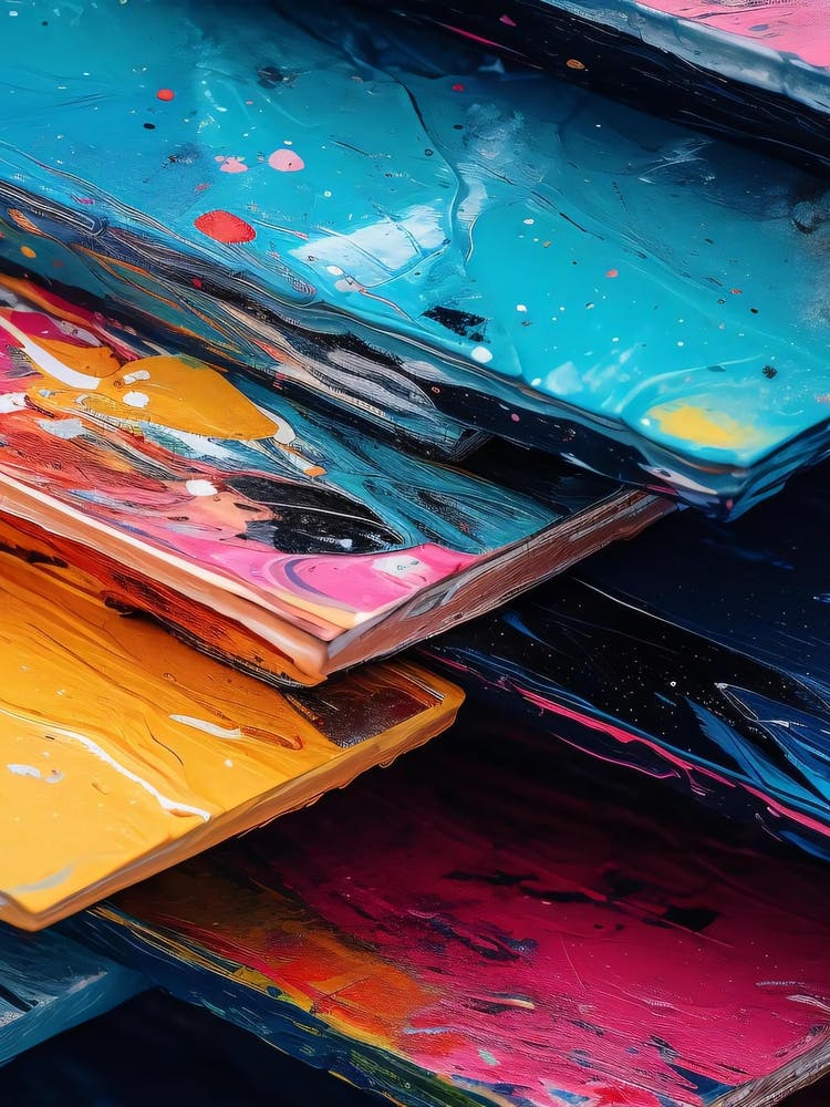 Stack Of Paint Brushes 1