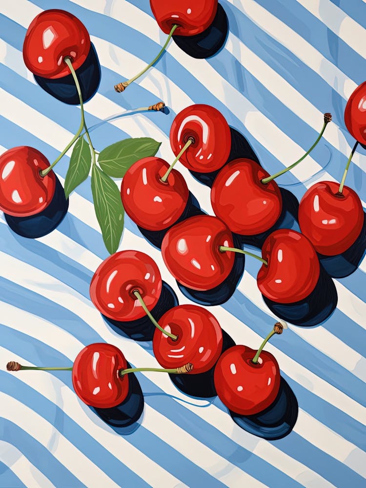 Kirschen Frucht Sommerillustration 1