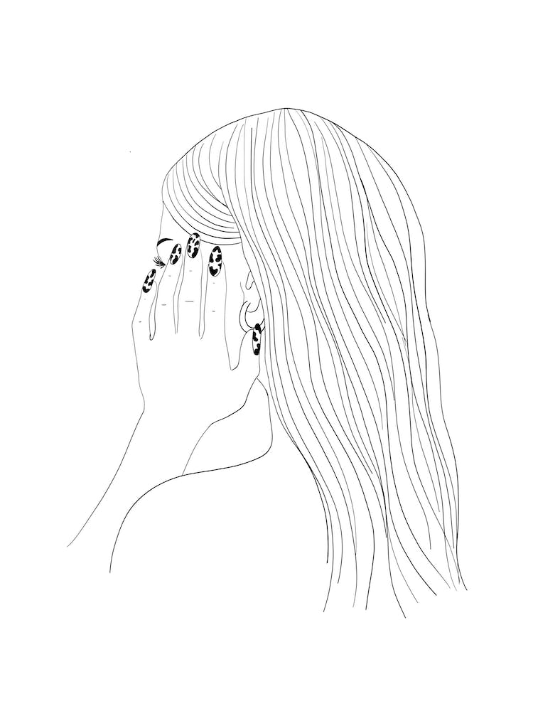 Self Love Line Drawing