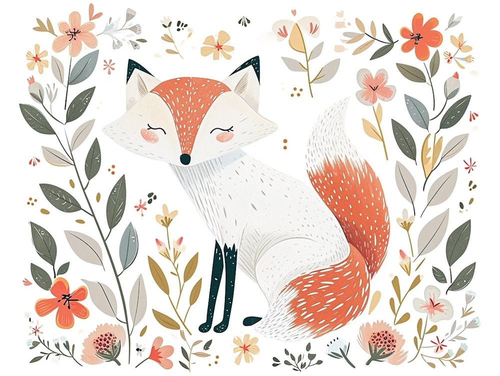 Little Floral Arctic Fox 1