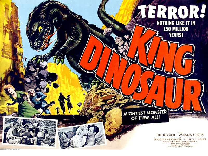 King Dinosaur, Horror, Fantasy Movie Poster