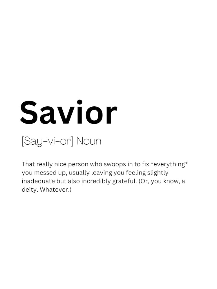 Savior Definition Meaning