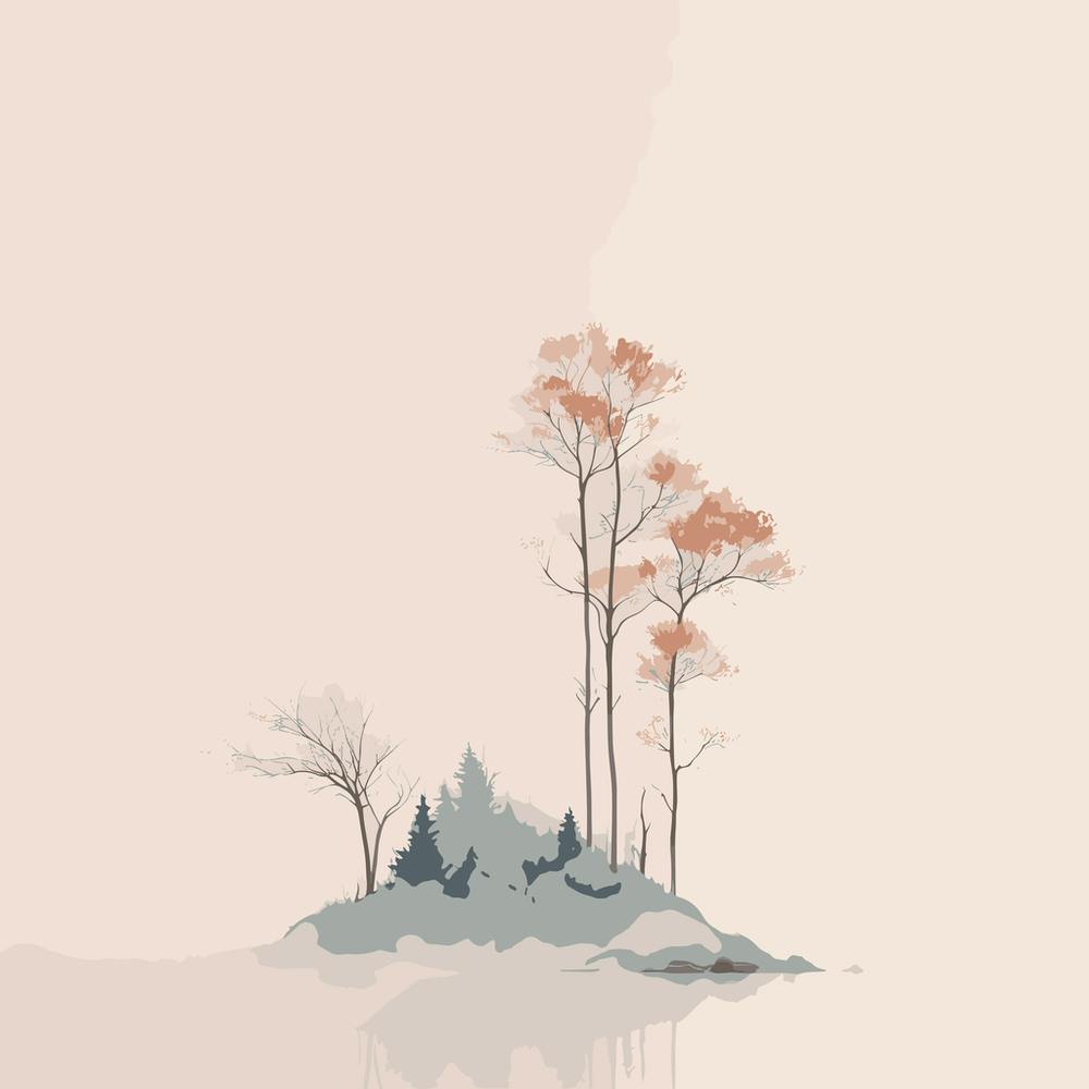 Trees On An Island