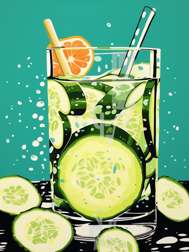 Gin & Tonic Pop Art Inspired 2