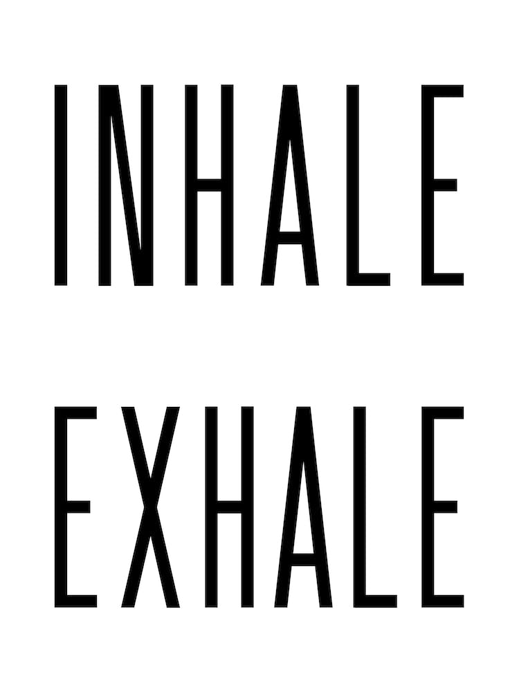 Inhale Exhale X