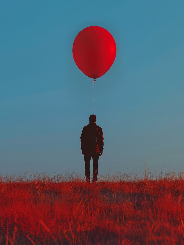 Red Balloon In The Sky