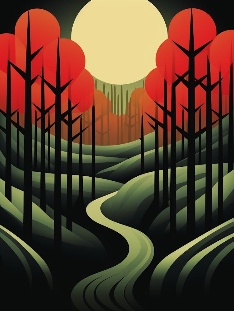 Forest Abstract Minimalist 6