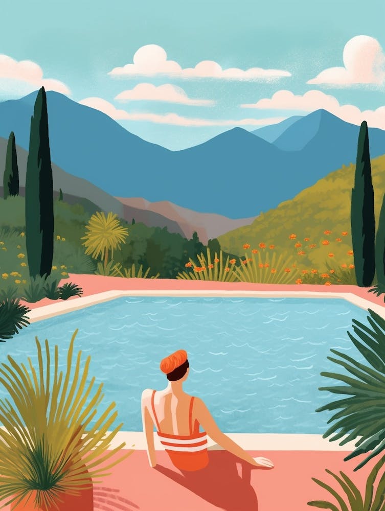 Lounging By The Pool 5