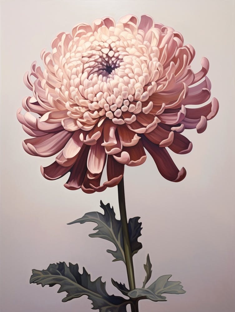 Floral Illustration Chrysanthemum 1