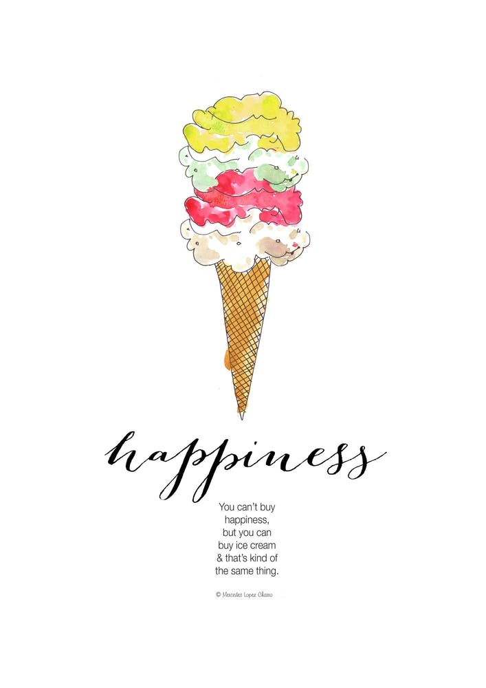 Happiness is Ice Cream