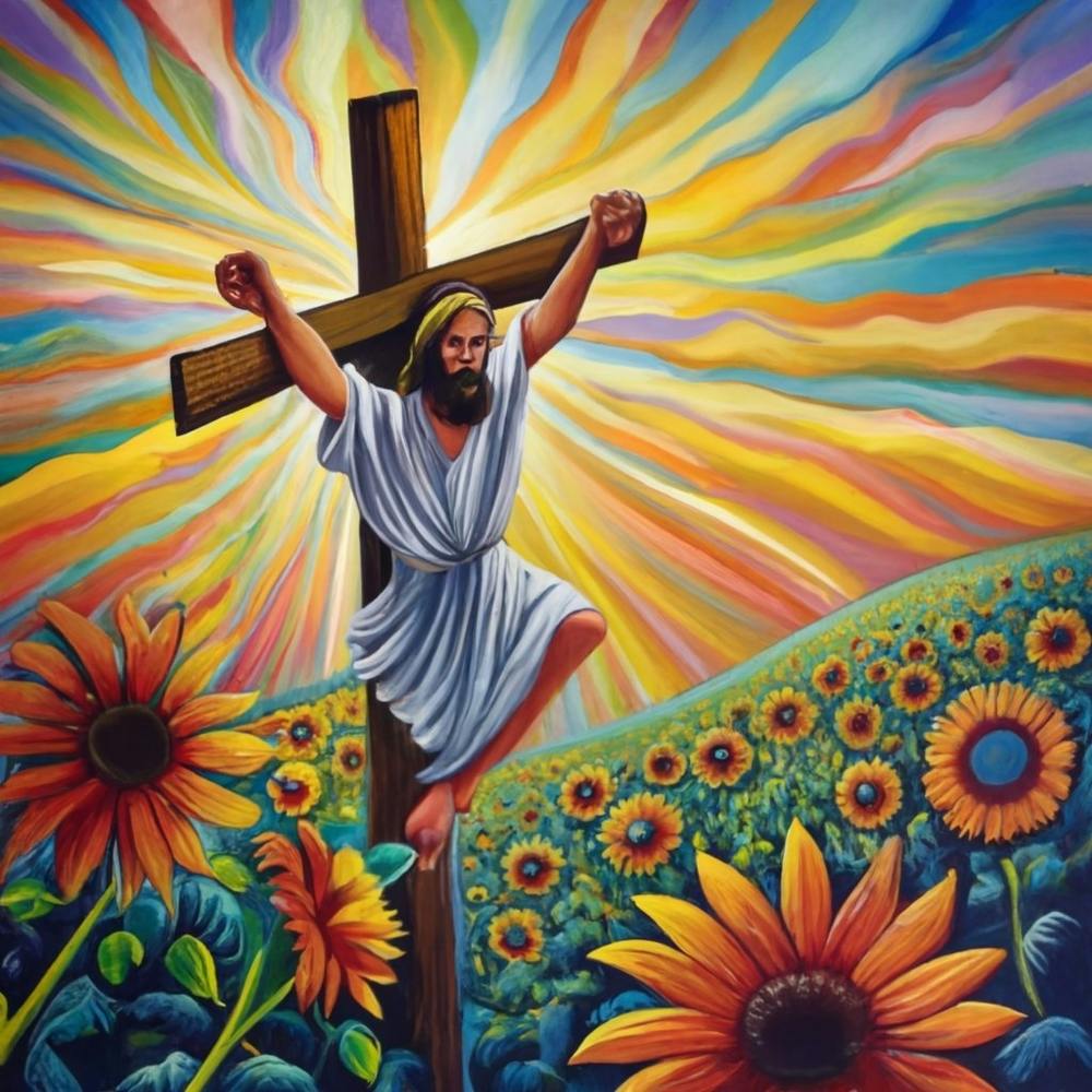 Jesus am Kreuz