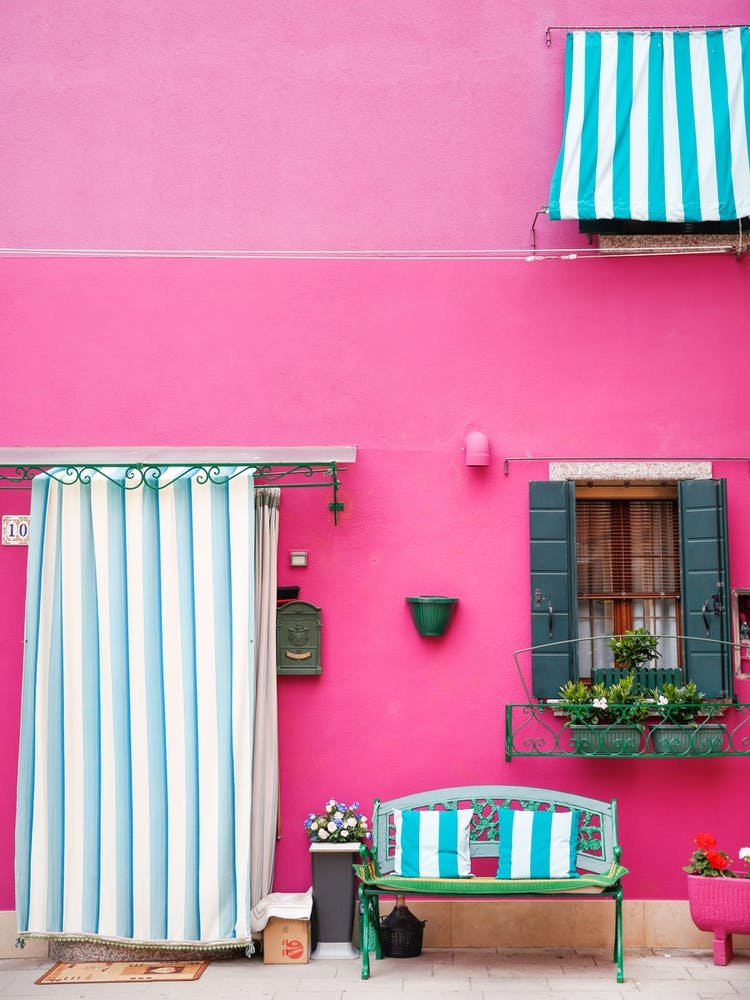 Pink Striped Burano