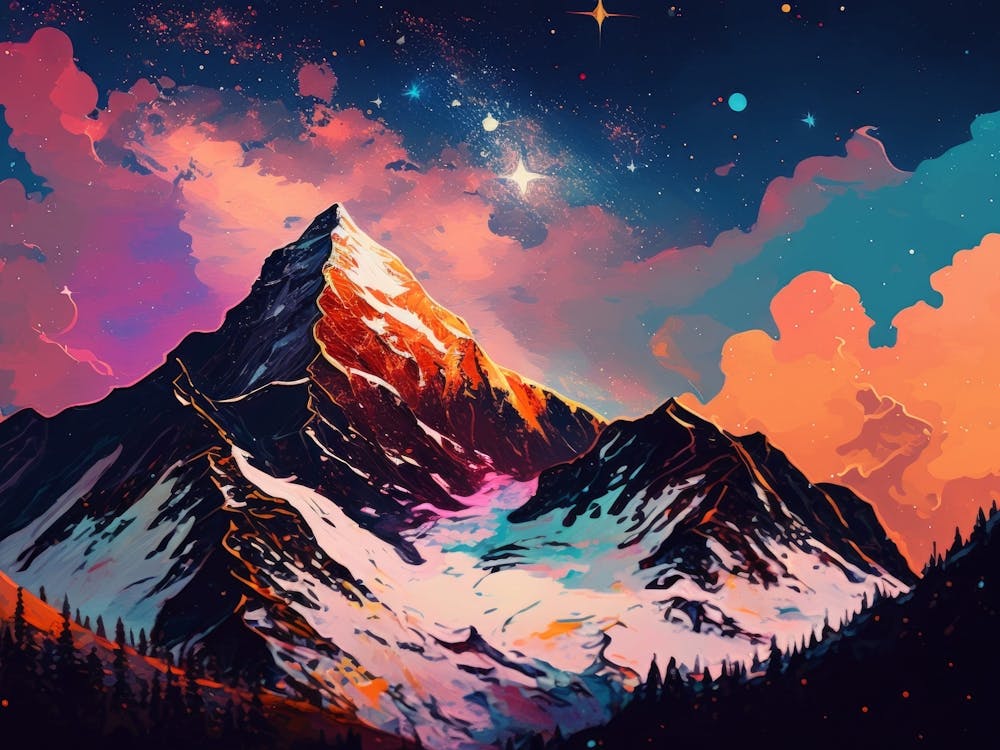 Mountain Landscape Painting