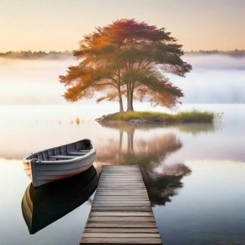 Boat On A Lake