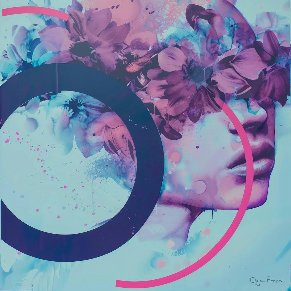 Surreal woman portrait 1