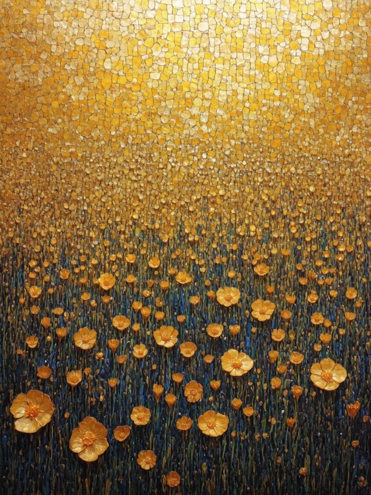 Goldene Mohnblumen