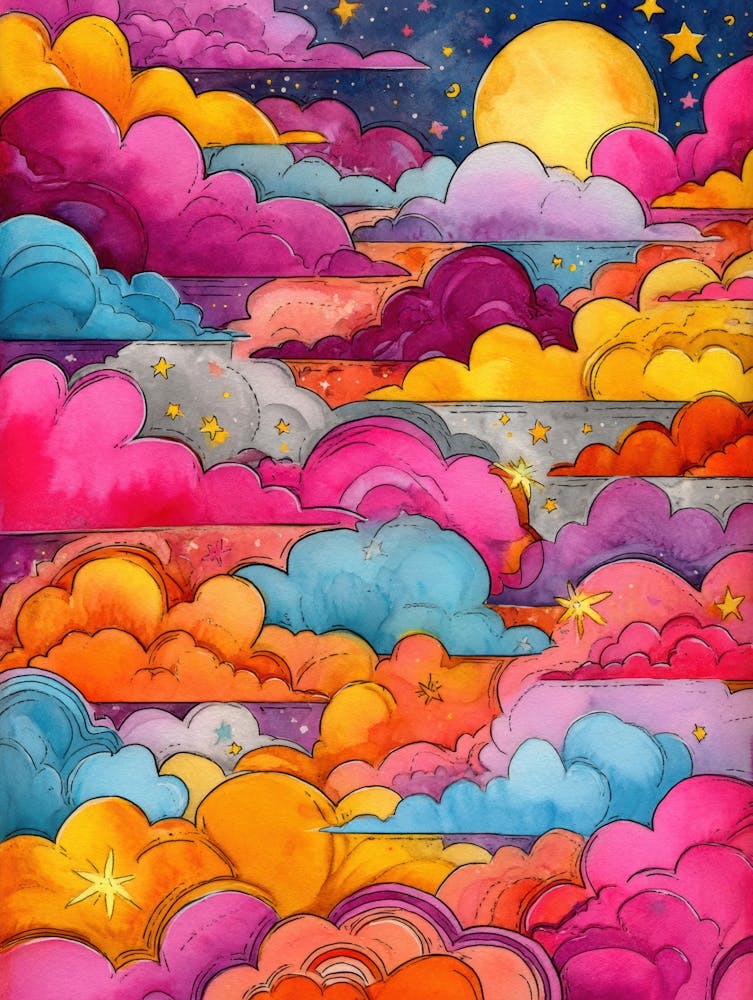 Colorful Clouds In The Sky
