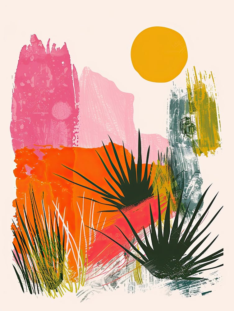 Nostalgic Flames Of A Retro Sun