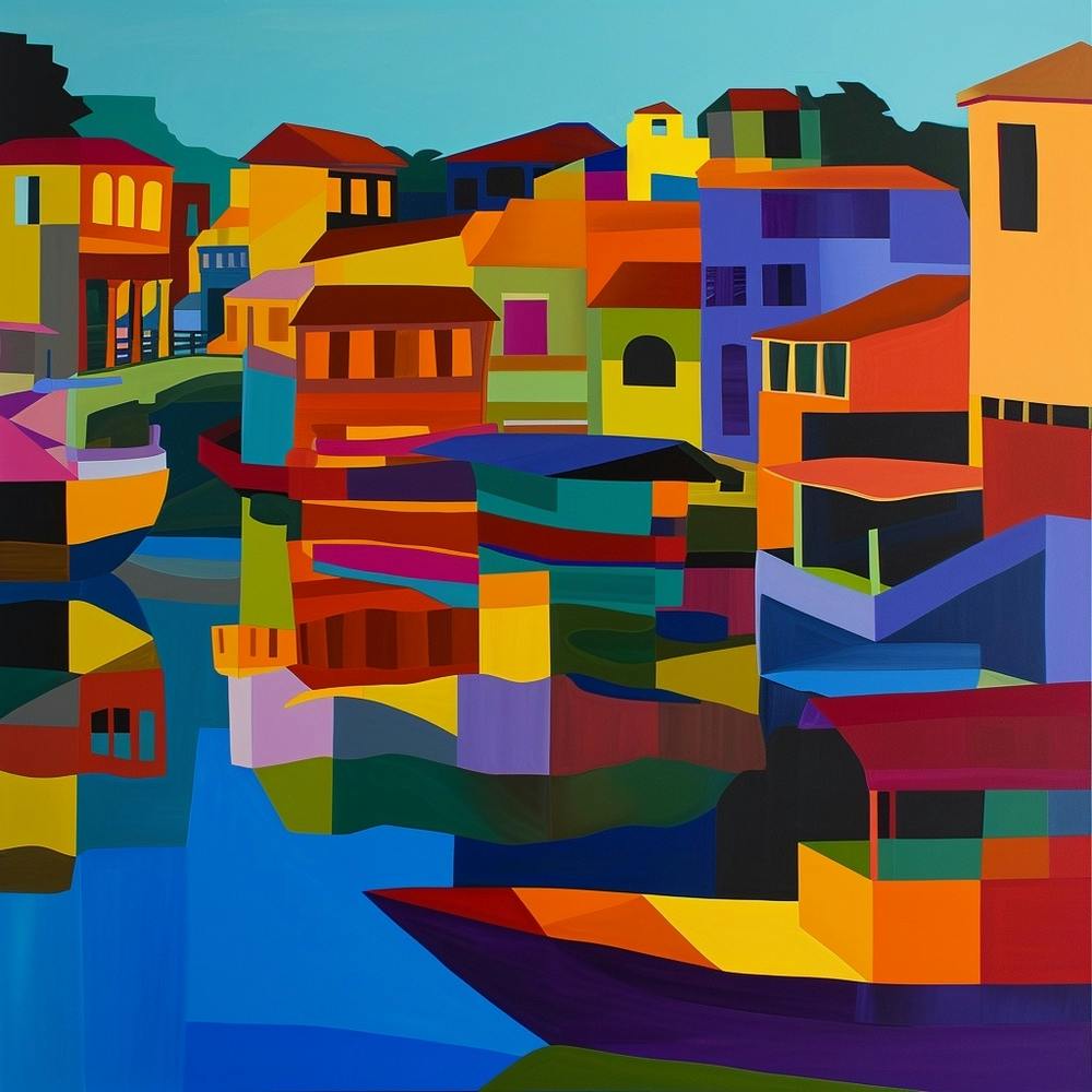 Abstract Travel Collection Belize City Belize 2