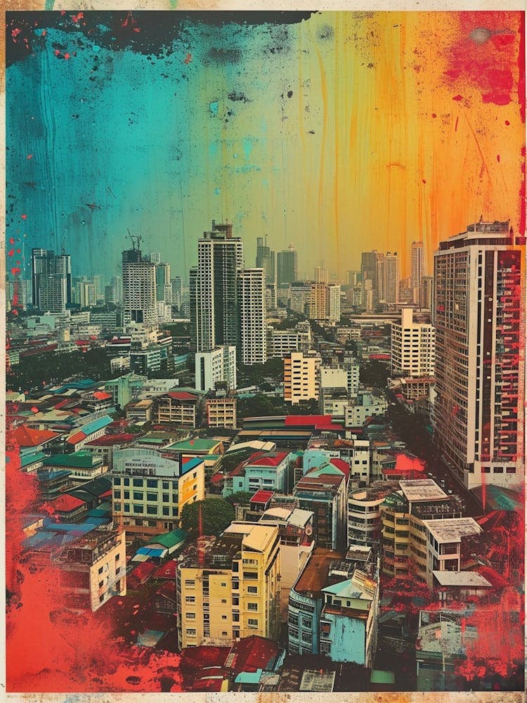 Bangkok Retro Polaroid Inspired 2