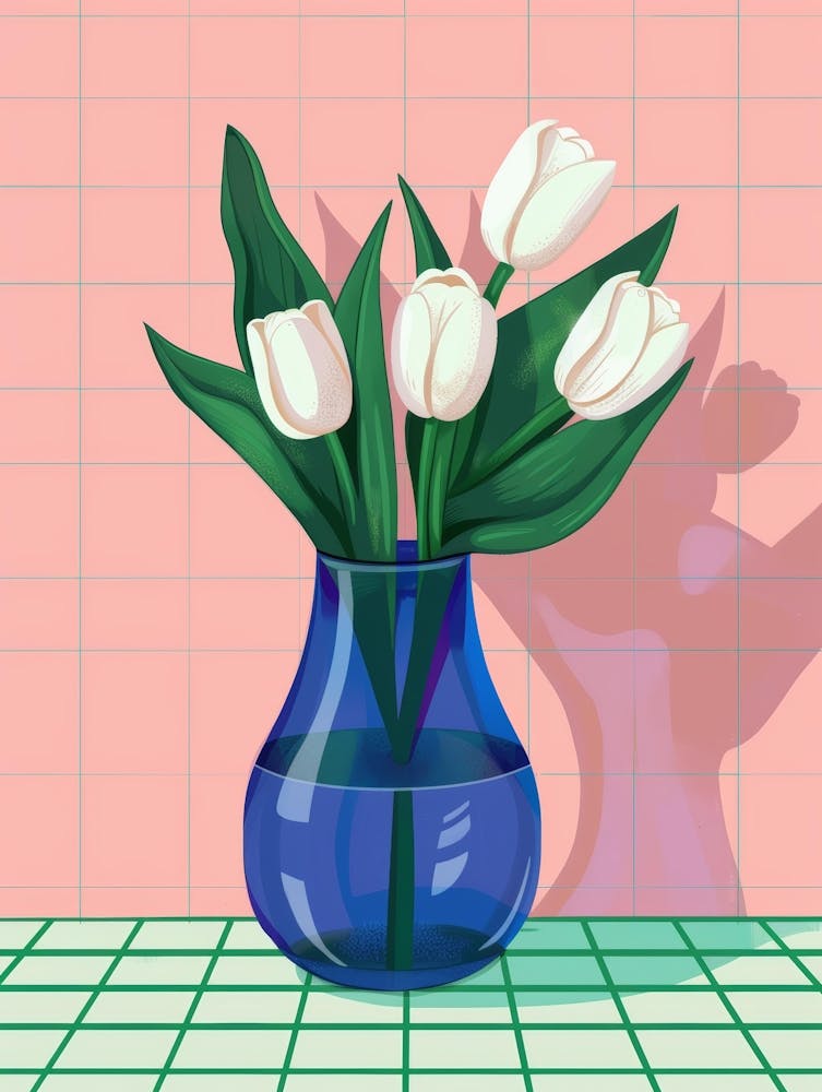 Tulpen in einer Vase 17