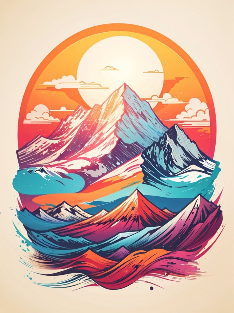 Paysage de montagne 4