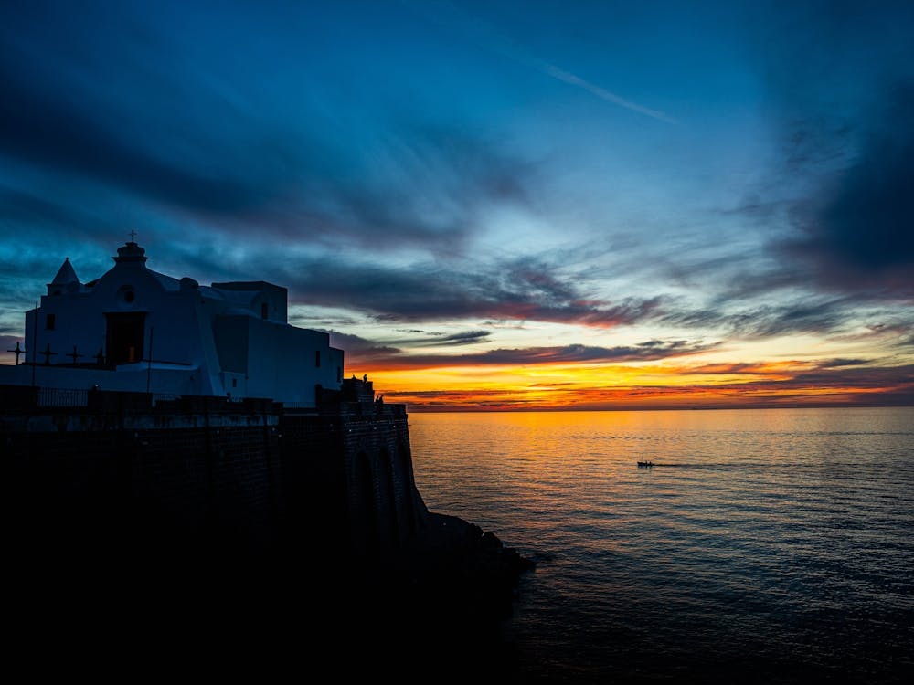 Sonnenuntergang in Italien