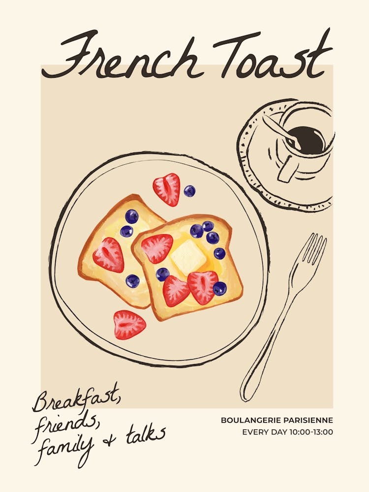 French Toast Print