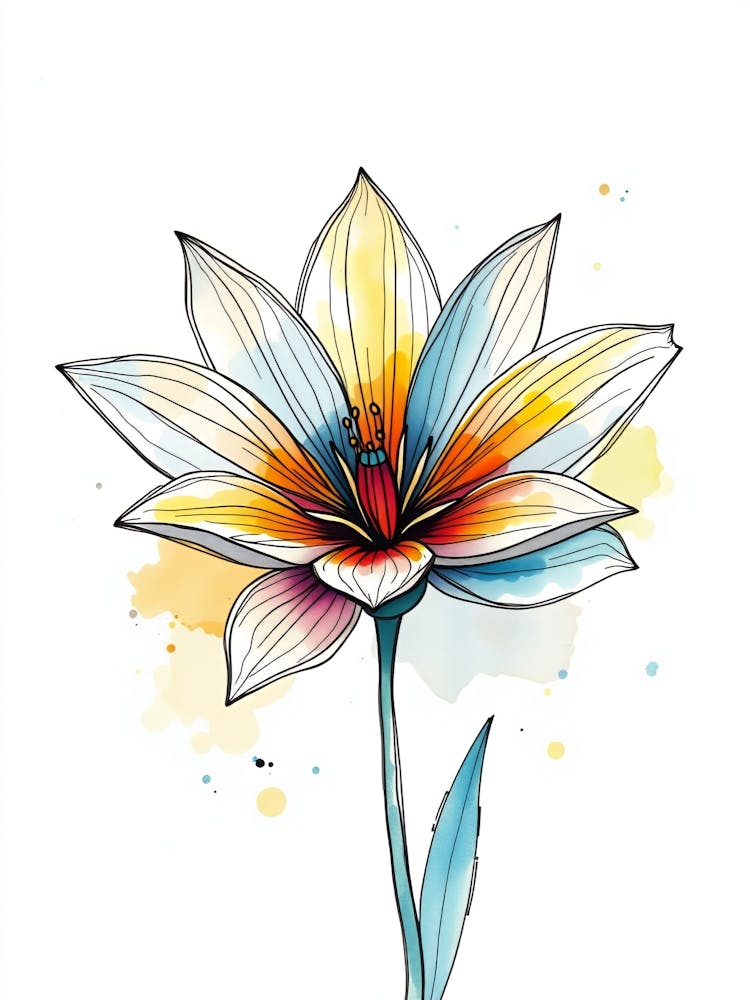 Watercolor Flower 2