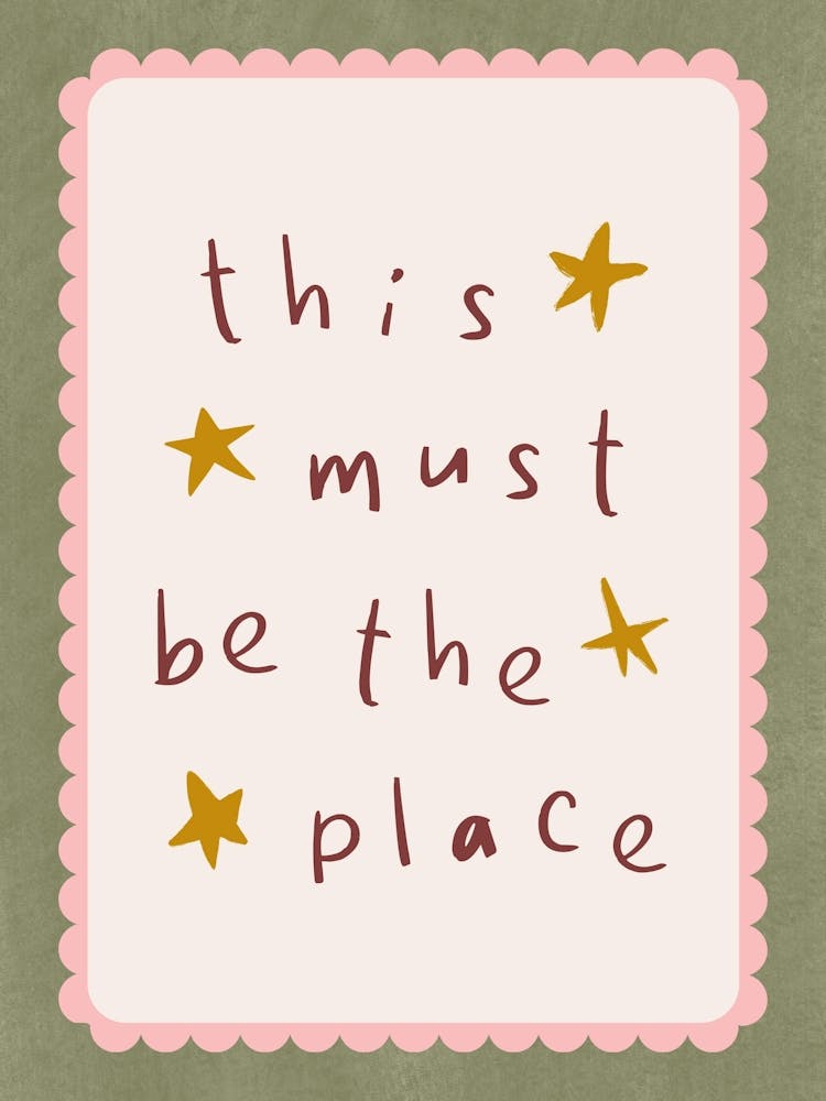 This Must Be The Place