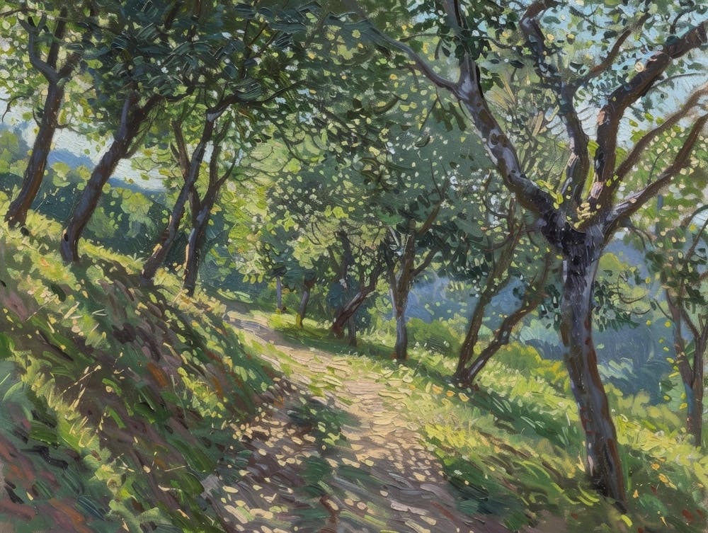 Path Through The Trees 4