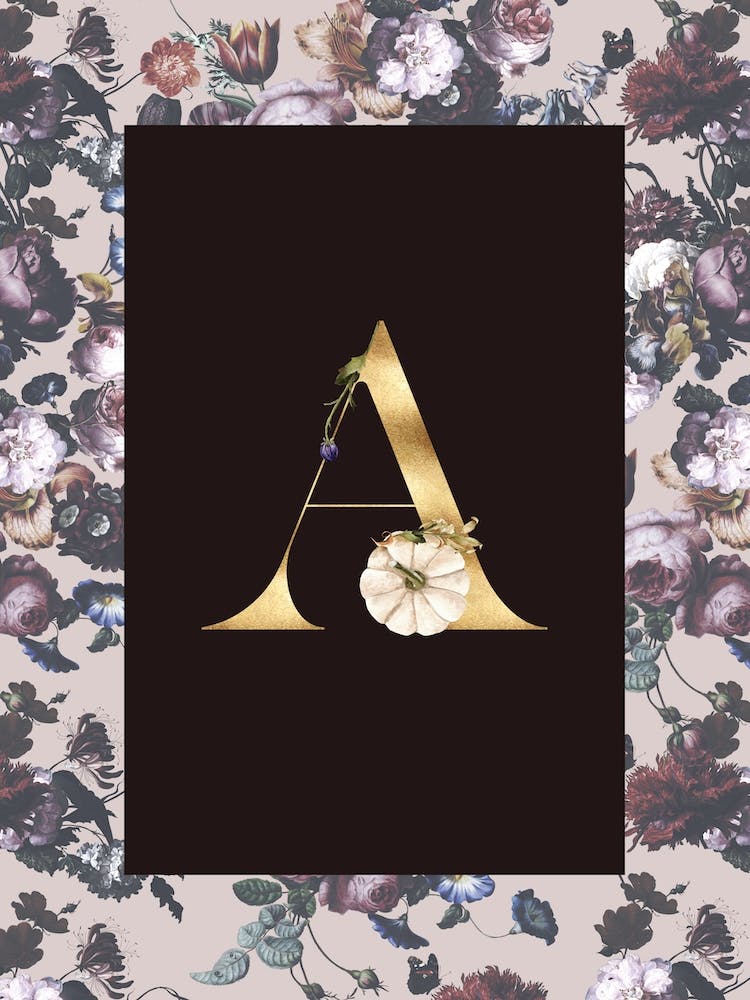 Autumnal Alphabet A