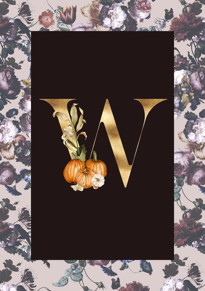 Autumnal Alphabet W
