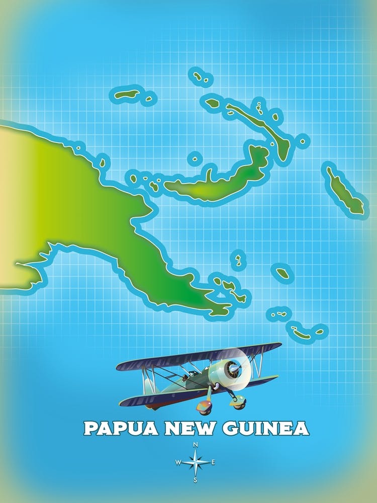 Papua New Guinea Travel map