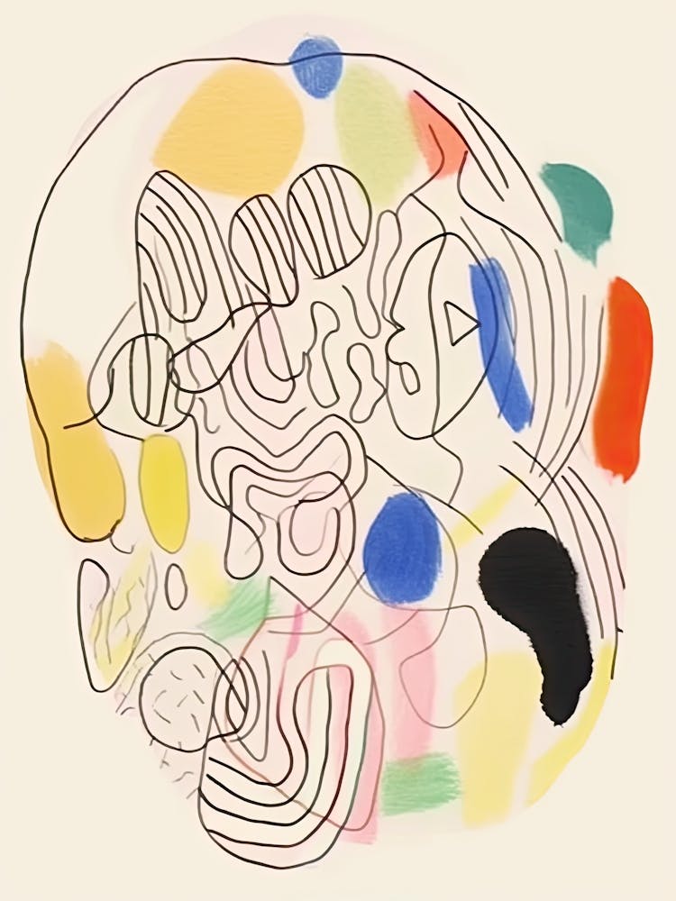 Enigma Line Art Abstract 7