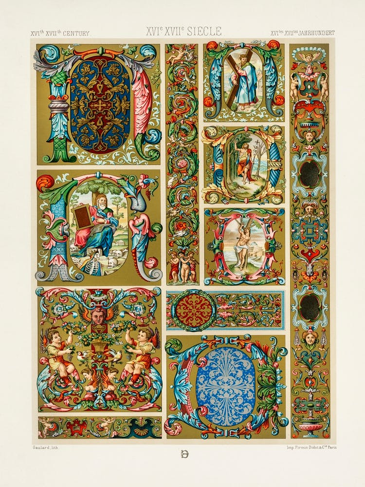 16th And 17th Century Pattern, Albert Racine 6